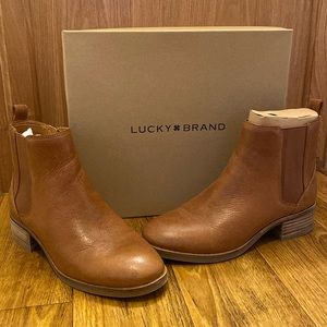 Lucky Brand Leather Chelsea Boots